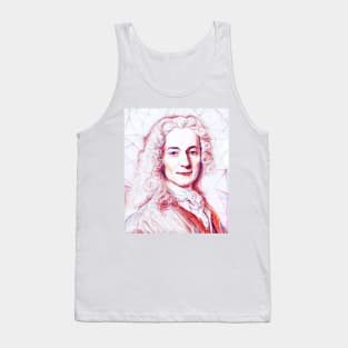 Voltaire Portrait | Voltaire Artwork | Line Art Tank Top